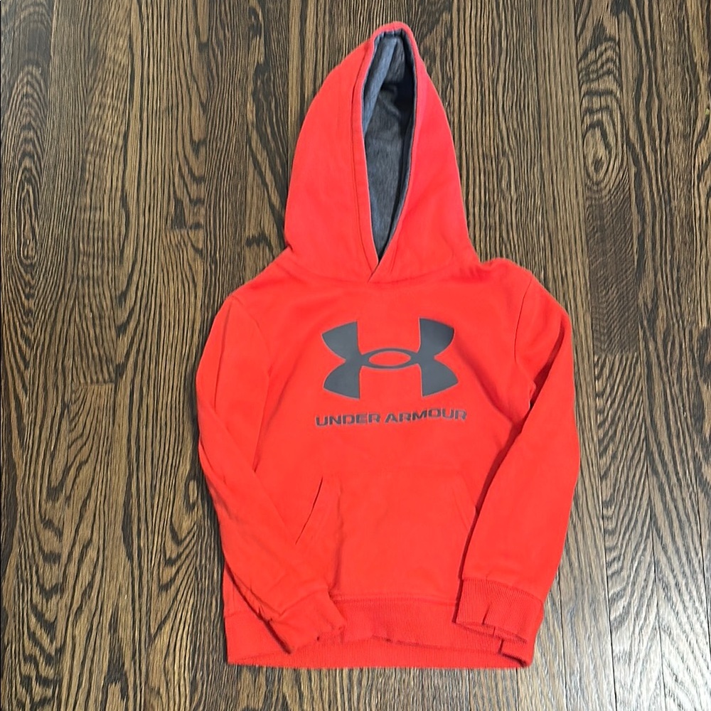 Under Armour Scarlet Hoodie with Logo
